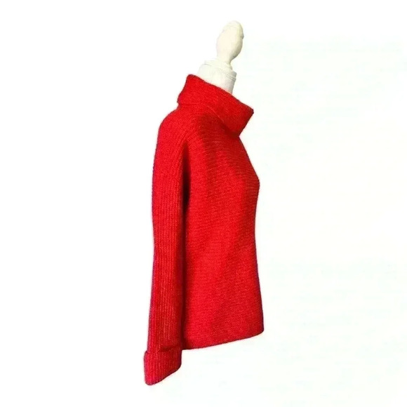 Anthropologie Pilcro Oversized Soft Cozy Red Knit Sweater Women's XS - Picture 6 of 8